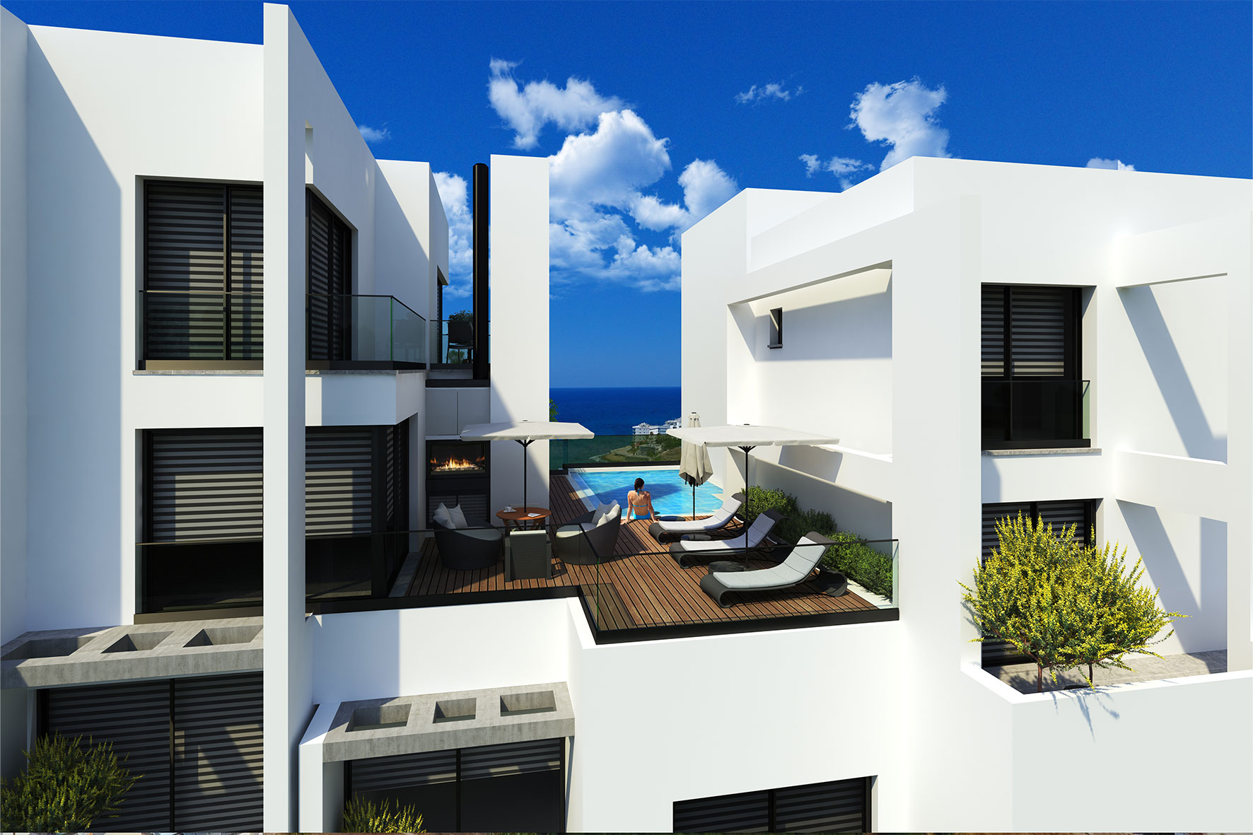 Kasgar Residence, a luxury residential project in the heart of kyrenia